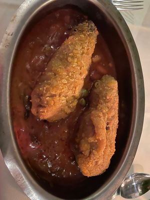 Fried eggplant  at Amador in Buenos Aires