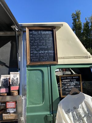 Pay it Forward  at Black Forest Bakery in Los Angeles