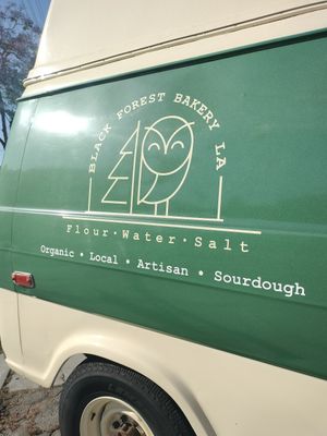 Van at Black Forest Bakery in Los Angeles
