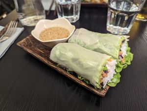 Rouleaux de printemps at Bo'bon in Paris