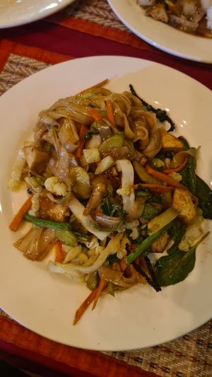 45. Pad Ke Mao with Tofu at Lemongrass Bistro in Kampot