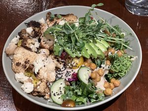 Cauliflower power bowl  at Revelstoke Kitchen & Cafe in Toronto