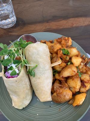 Apres-ski burrito with hash at Revelstoke Kitchen & Cafe in Toronto