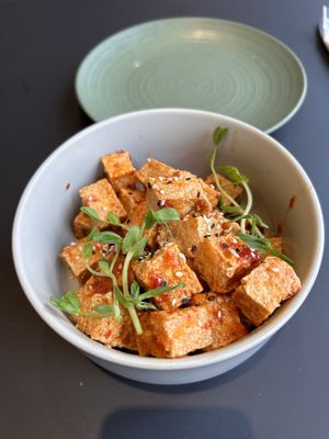 Maple chili tofu  at Revelstoke Kitchen & Cafe in Toronto
