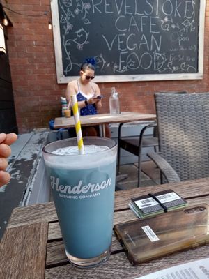 Lavender sky at Revelstoke Kitchen & Cafe in Toronto