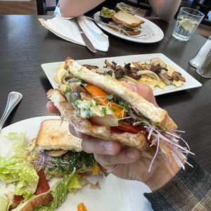 Vegan Melt  at Nolaa's in St Catharines