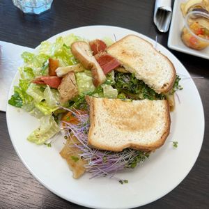 Vegan Melt, side caesar  at Nolaa's in St Catharines