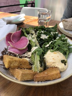 Essential greens bowl at Fresh on Crawford in Toronto