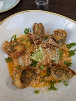 Dumplings at Fresh on Crawford in Toronto