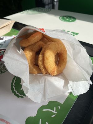 Onion rings  at Burger King  in Lisbon