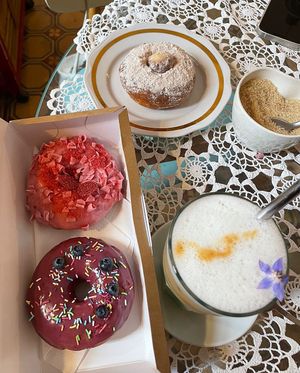   at Donuterie in Prague