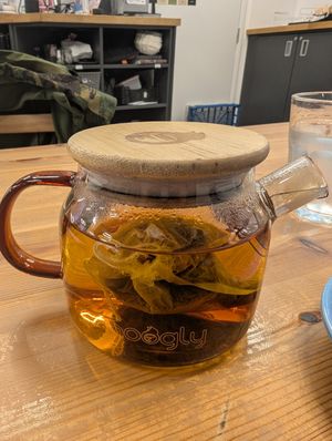 English breakfast tea at Clwb Coffi in Tonypandy