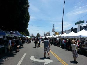 market at Farmer's Market - Mar Vista in Los Angeles