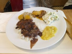 Feijoada, maionese, and others at Pierre Vegetariano in Curitiba