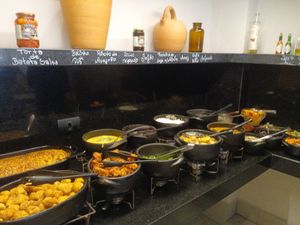 Buffet at Pierre Vegetariano in Curitiba