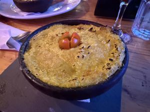 Vegan Chorillana  at La Casona in San Pedro De Atacama