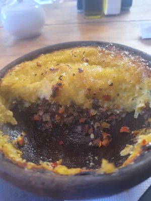 Vegan Pastel de Choclo at La Casona in San Pedro De Atacama