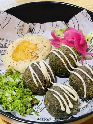 Falafel bites   at The Community Kitchen in Panama City
