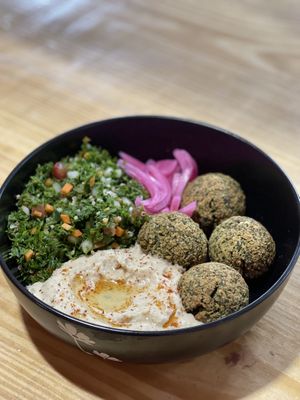 Falafel bowl   at The Community Kitchen in Panama City