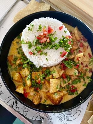 Pumpkin curry  at The Community Kitchen in Panama City