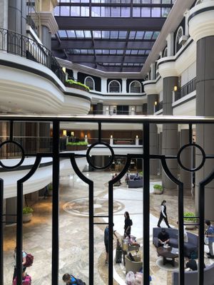 view from my table  at Cha Lounge in Taipei