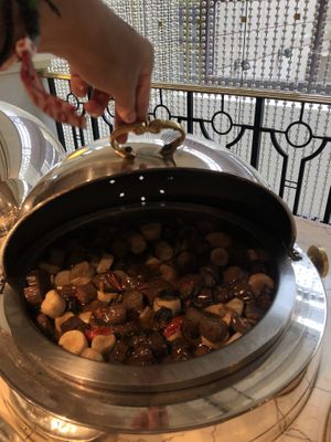 mushrooms  at Cha Lounge in Taipei