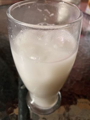 Orchata vegan 🌱   at El Comal Chilango in Santiago