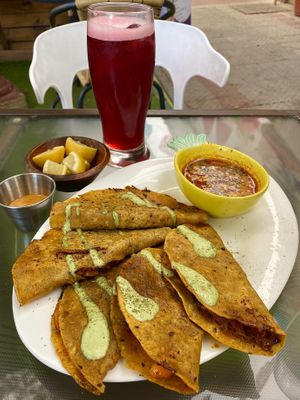 Quesabirrias  at El Comal Chilango in Santiago