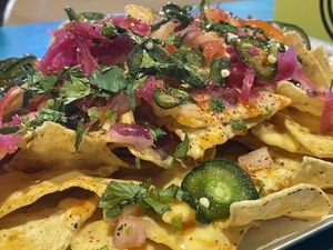 Classic nachos  #Veganuary at Club Mexicana - Spitalfields in East London