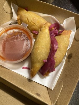 Empanadas #Veganuary at Club Mexicana - Spitalfields in East London