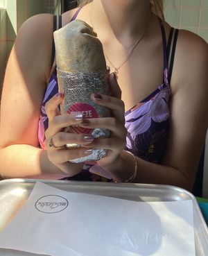 Cheeseburger Burrito   at Club Mexicana - Spitalfields in East London