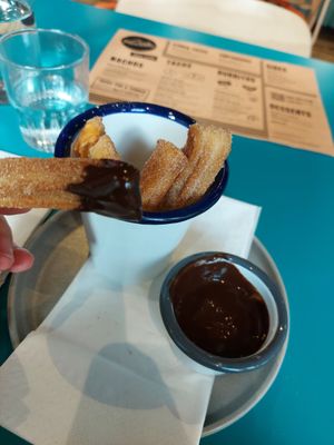 Churros at Club Mexicana - Spitalfields in East London