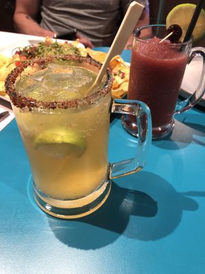 Chelada and virgin cocktail   at Club Mexicana - Spitalfields in East London