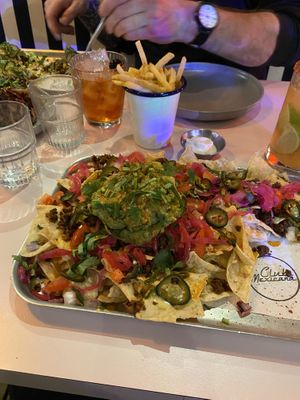 Enormous nachos!  at Club Mexicana - Spitalfields in East London