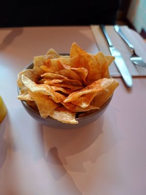 Tortilla chips at Club Mexicana - Spitalfields in East London