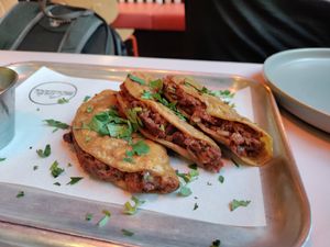 The birria tacos are a must! at Club Mexicana - Spitalfields in East London