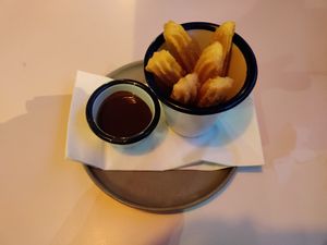 Churros at Club Mexicana - Spitalfields in East London