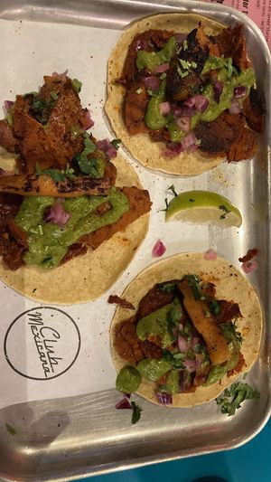 Al Pastor Taco  at Club Mexicana - Spitalfields in East London