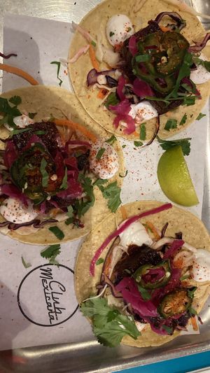 BBQ Short Rip Taco  at Club Mexicana - Spitalfields in East London