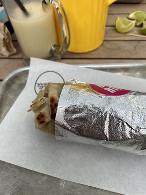 Burrito  at Club Mexicana - Spitalfields in East London