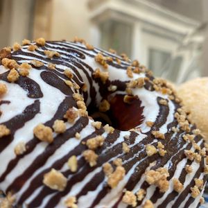 Vegan DWBH Milky Zafari Donut  at The Streat in Guernsey