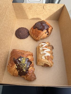 Yummy pastries   at Houlden's Rise Above in Tucson