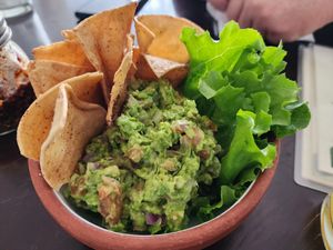 Guacamole at La Verduzca Vegetropical in Oaxaca