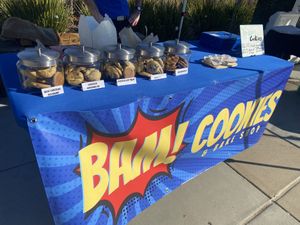 BAM! Vegan Cookie Display 😜  at BAM! Cookies & Bake Shop in Fremont