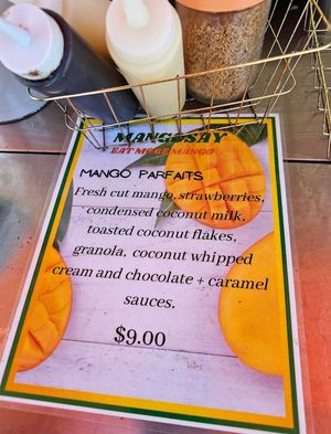 Mango parfait at Mangosay in Oakland