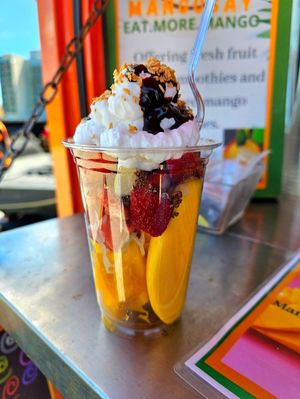 Mango parfait at Mangosay in Oakland