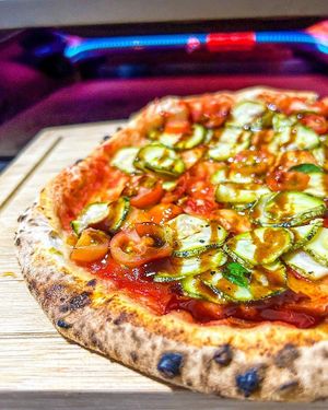 Pizzas vegetais at Casa Dali Pizzas in Londrina