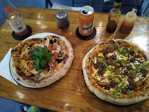  at Pizzeria Distrito Vegano in Merida