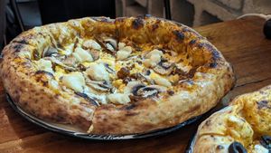  at Pizzeria Distrito Vegano in Merida