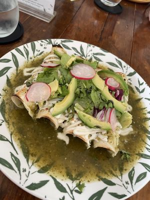 El brunch pop Up está wow!!  at Pizzeria Distrito Vegano in Merida